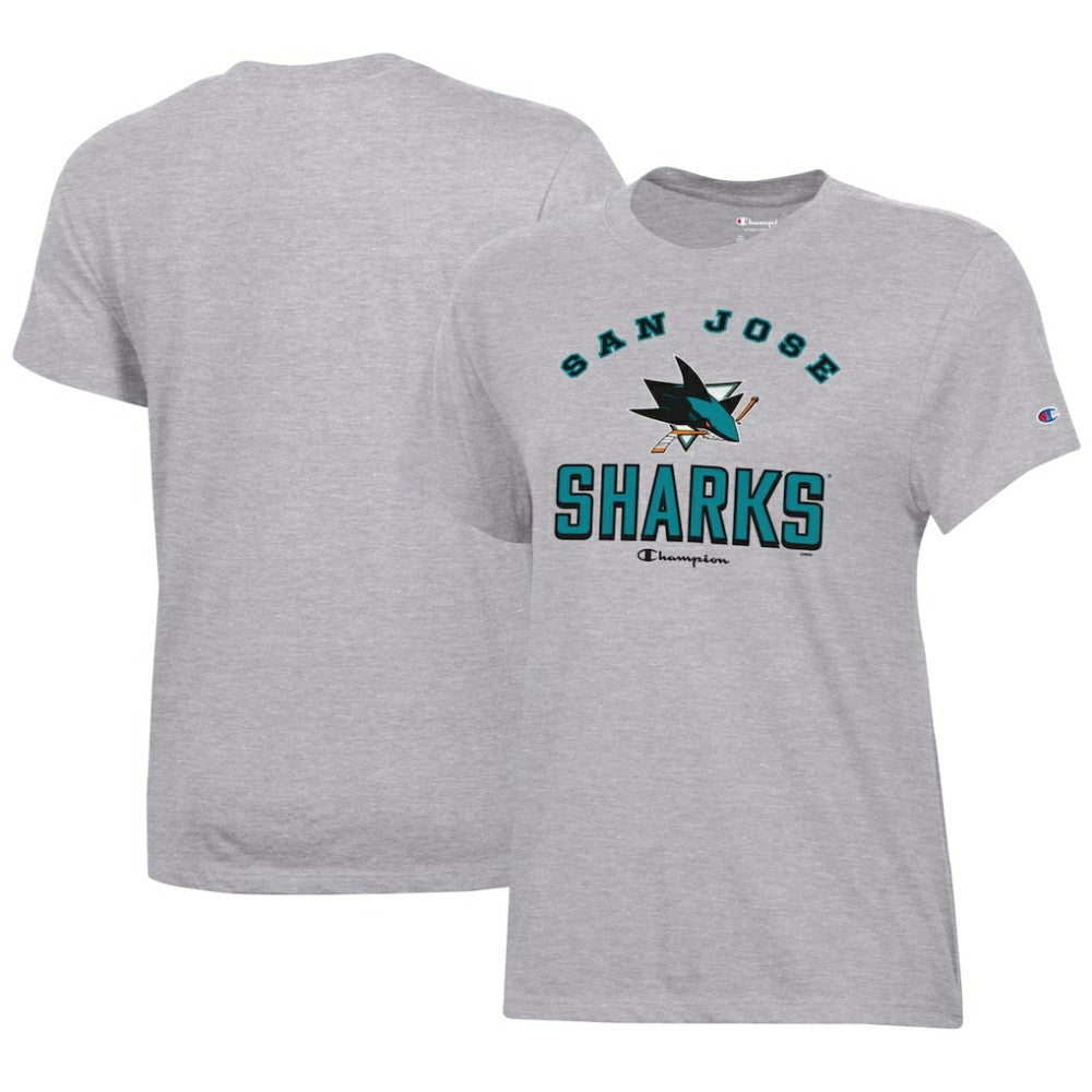 NHL Heather Gray San Jose Sharks Champion Women's Core T-Shirt