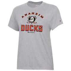 NHL Heather Gray Anaheim Ducks Champion Women's Core T-Shirt
