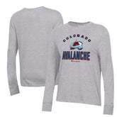 NHL Heather Gray Colorado Avalanche Champion Women's Core Long Sleeve T-Shirt