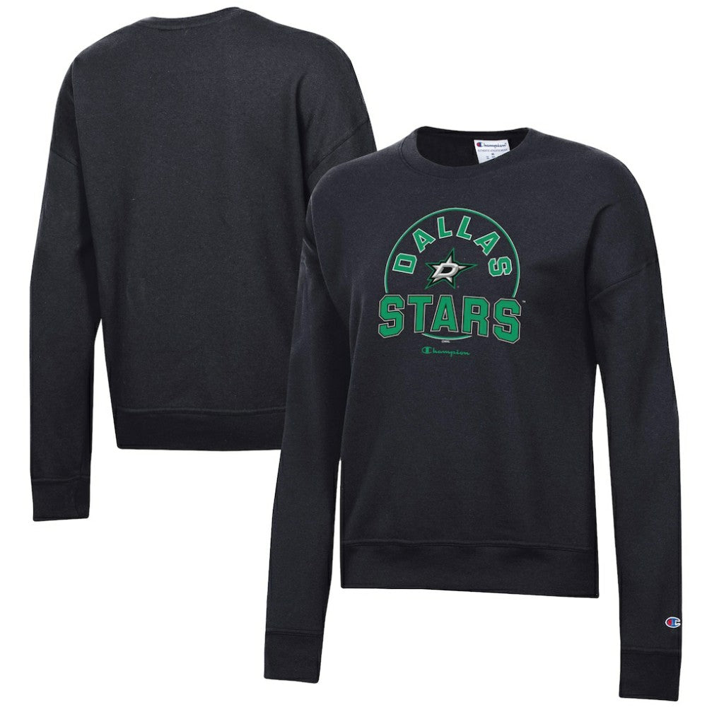 NHL Black Dallas Stars Champion Women's Powerblend Pullover Sweatshirt