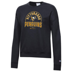 NHL Black Pittsburgh Penguins Champion Women's Powerblend Pullover Sweatshirt