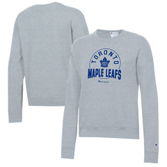 NHL Gray Toronto Maple Leafs Champion Women's Powerblend Pullover Sweatshirt