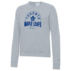 NHL Gray Toronto Maple Leafs Champion Women's Powerblend Pullover Sweatshirt