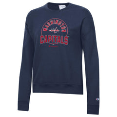NHL Navy Washington Capitals Champion Women's Powerblend Pullover Sweatshirt