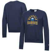 NHL Navy Buffalo Sabres Champion Women's Powerblend Pullover Sweatshirt