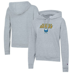 NHL Gray Buffalo Sabres Champion Women's Powerblend Fleece Pullover Hoodie