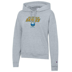 NHL Gray Buffalo Sabres Champion Women's Powerblend Fleece Pullover Hoodie