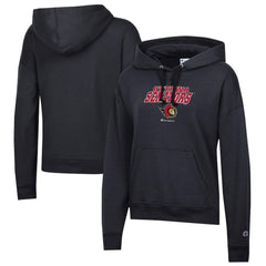 NHL Black Ottawa Senators Champion Women's Powerblend Fleece Pullover Hoodie