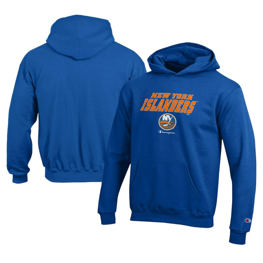 NHL Royal New York Islanders Champion Youth Eco Powerblend Pullover Hoodie