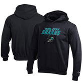 NHL Black San Jose Sharks Champion Youth Eco Powerblend Pullover Hoodie