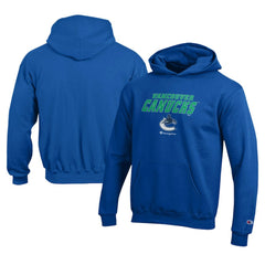 NHL Royal Vancouver Canucks Champion Youth Eco Powerblend Pullover Hoodie