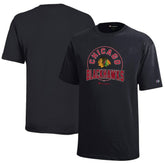 NHL Black Chicago Blackhawks Champion Youth Jersey T-Shirt