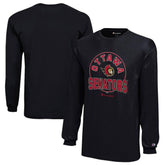 NHL Black Ottawa Senators Champion Youth Long-Sleeve Jersey T-Shirt