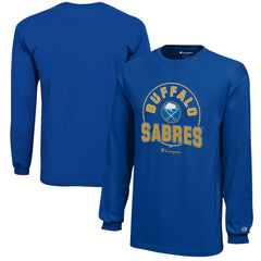 NHL Royal Buffalo Sabres Champion Youth Long-Sleeve Jersey T-Shirt