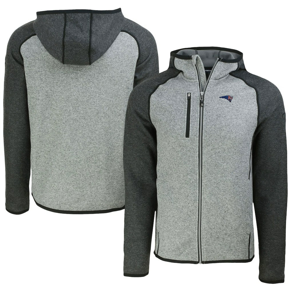 Cutter & Buck Americana Mainsail Full-Zip Hooded Jacket - New England Patriots