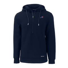 Cutter & Buck Americana Roam Eco Half-Zip Recycled Pullover Hoodie - Buffalo Bills