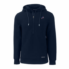 Cutter & Buck Americana Roam Eco Half-Zip Recycled Pullover Hoodie - Detroit Lions