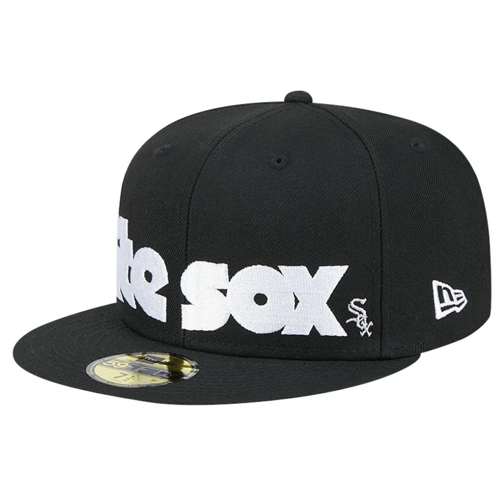 MLB Chicago White Sox New Era Checkered Undervisor 59FIFTY Fitted Hat