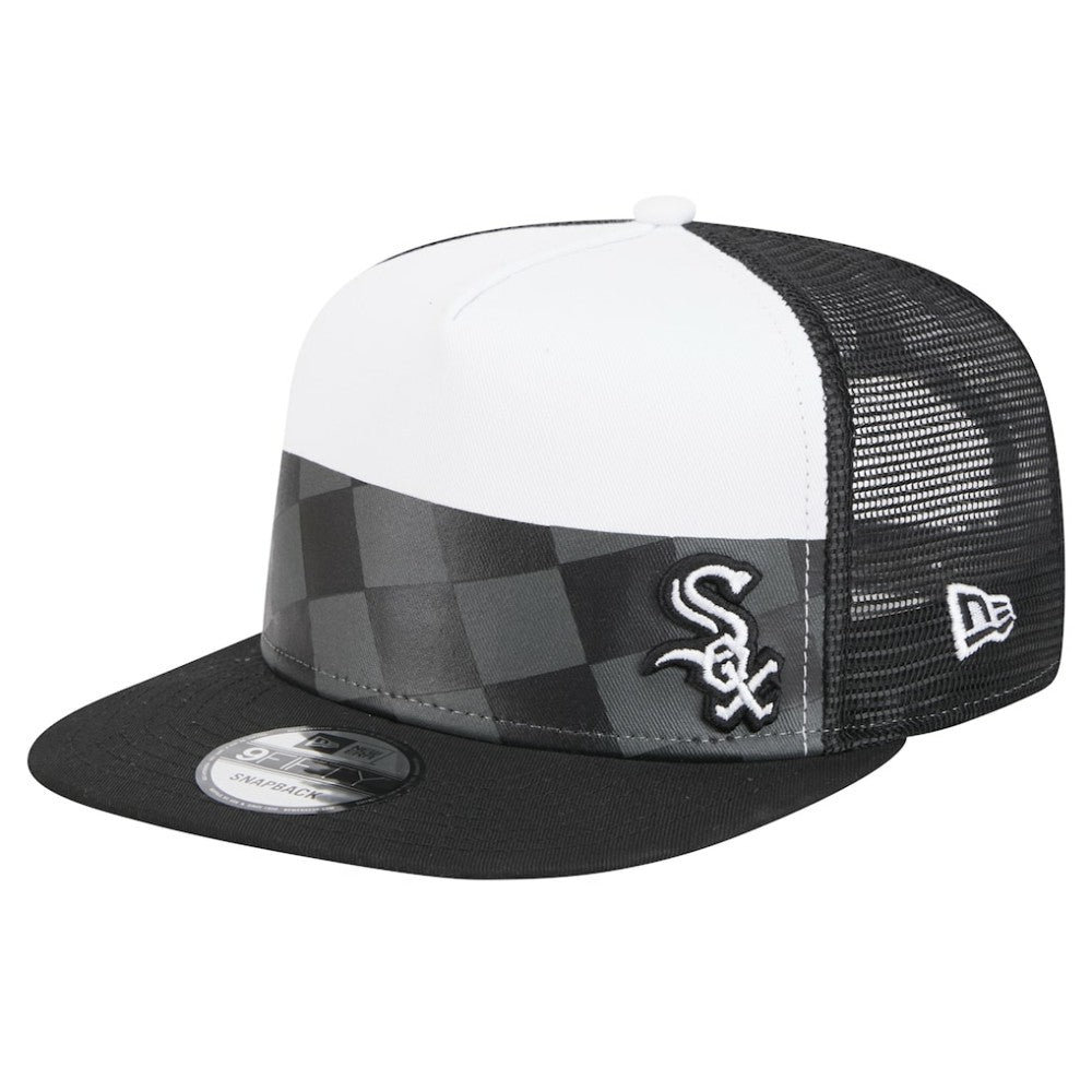 MLB Chicago White Sox New Era Checkmate Trucker 9FIFTY Snapback Hat