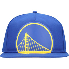 NBA Golden State Warriors Oversized Puff Print Logo Golfer Snapback Hat sale