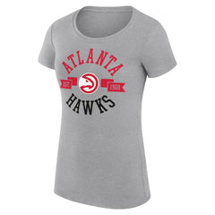 NBA Atlanta Hawks G-III 4Her by Carl Banks Women's Super-Slim Fit Lightweight Large City Logo T-Shirt