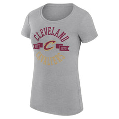 NBA Cleveland Cavaliers G-III 4Her by Carl Banks Women's Super-Slim Fit Lightweight Large City Logo T-Shirt sale