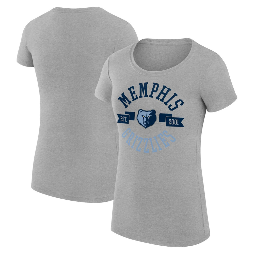 NBA Memphis Grizzlies G-III 4Her by Carl Banks Women's Super-Slim Fit Lightweight Large City Logo T-Shirt