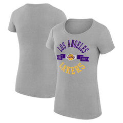 NBA Los Angeles Lakers G-III 4Her by Carl Banks Women's Super-Slim Fit Lightweight Large City Logo T-Shirt