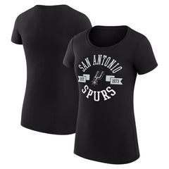 NBA San Antonio Spurs G-III 4Her by Carl Banks Women's Super-Slim Fit Lightweight Large City Logo T-Shirt