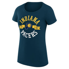 NBA Indiana Pacers G-III 4Her by Carl Banks Women's Super-Slim Fit Lightweight Large City Logo T-Shirt