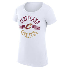 NBA Cleveland Cavaliers G-III 4Her by Carl Banks Women's Super-Slim Fit Lightweight Large City Logo T-Shirt