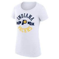 NBA Indiana Pacers G-III 4Her by Carl Banks Women's Super-Slim Fit Lightweight Large City Logo T-Shirt