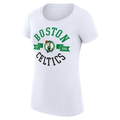 NBA Boston Celtics G-III 4Her by Carl Banks Women's Super-Slim Fit Lightweight Large City Logo T-Shirt