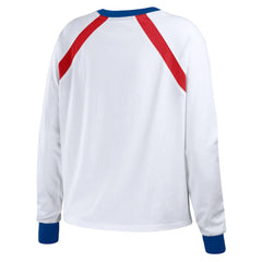 MLB Atlanta Braves WEAR by Erin Andrews Women's Raglan Long Sleeve T-Shirt