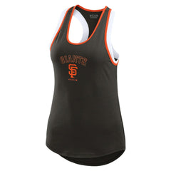 MLB San Francisco Giants WEAR by Erin Andrews Women's Colorblock Racerback Tank Top