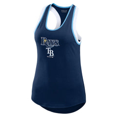 MLB Tampa Bay Rays WEAR by Erin Andrews Women's Colorblock Racerback Tank Top