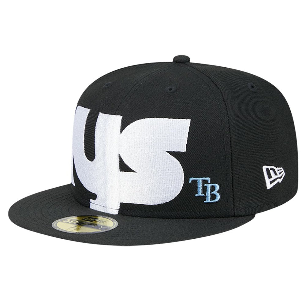 MLB Tampa Bay Rays New Era Checkered Undervisor 59FIFTY Fitted Hat