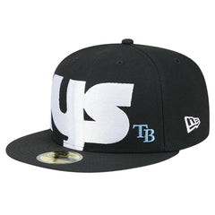 MLB Tampa Bay Rays New Era Checkered Undervisor 59FIFTY Fitted Hat