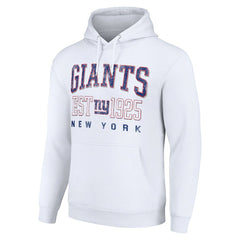 Starter Unisex Throwback Logo Pullover Hoodie - New York Giants