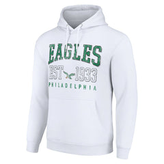 Starter Unisex Throwback Logo Pullover Hoodie - Philadelphia Eagles