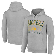 Starter Unisex Throwback Logo Pullover Hoodie - Green Bay Packers