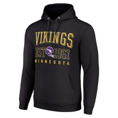 Starter Unisex Throwback Logo Pullover Hoodie - Minnesota Vikings