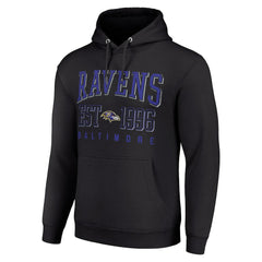Starter Unisex Throwback Logo Pullover Hoodie - Baltimore Ravens