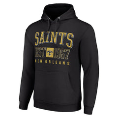 Starter Unisex Throwback Logo Pullover Hoodie - New Orleans Saints