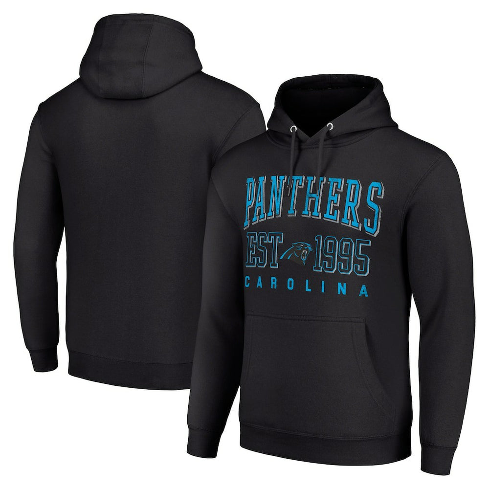Starter Unisex Throwback Logo Pullover Hoodie - Carolina Panthers