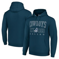 Starter Unisex Throwback Logo Pullover Hoodie - Dallas Cowboys
