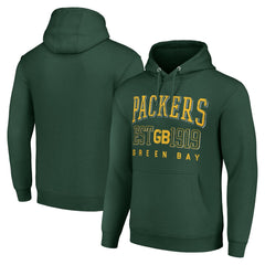 Starter Unisex Throwback Logo Pullover Hoodie - Green Bay Packers