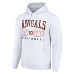 Starter Unisex Throwback Logo Pullover Hoodie - Cincinnati Bengals