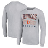 Starter Throwback Logo Long Sleeve T-Shirt - Denver Broncos