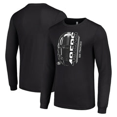 Starter Half Helmet Logo Long Sleeve T-Shirt - San Francisco 49ers